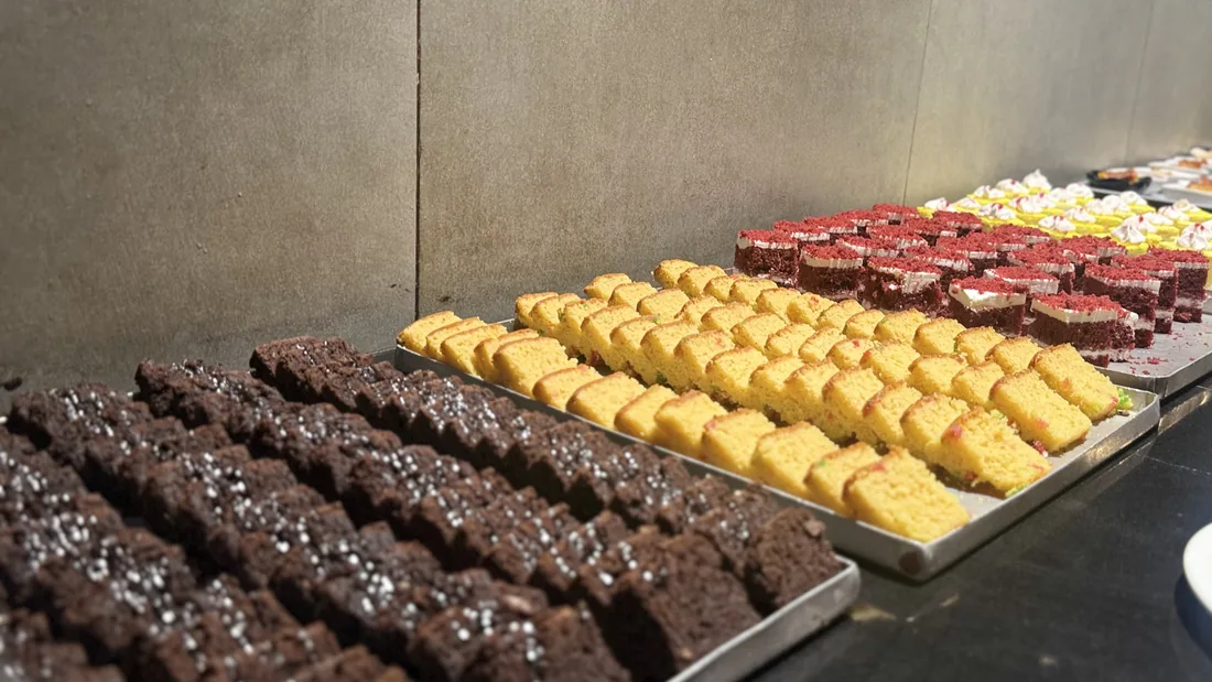 Assorted cakes and sweets at Food on Fire, Hanamkonda, Warangal