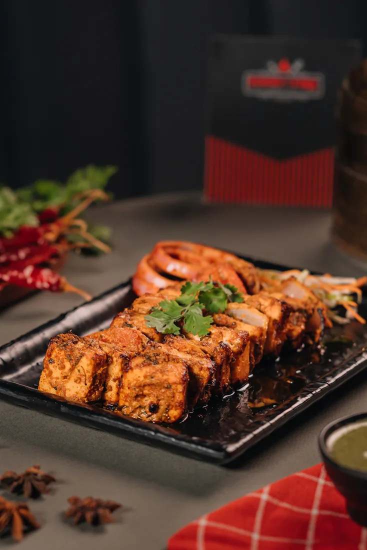 Char-grilled paneer tikka at Food on Fire, Hanamkonda, Warangal