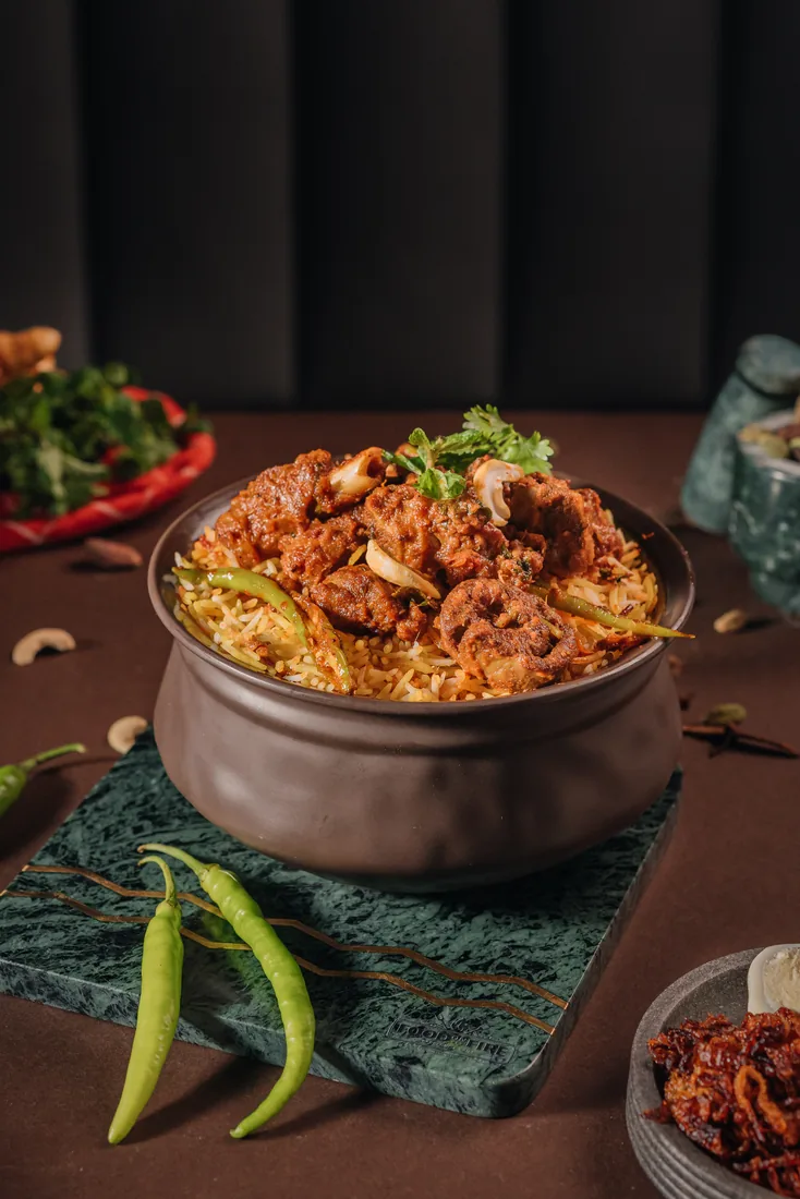 Dum biryani at Food on Fire, Hanamkonda, Warangal